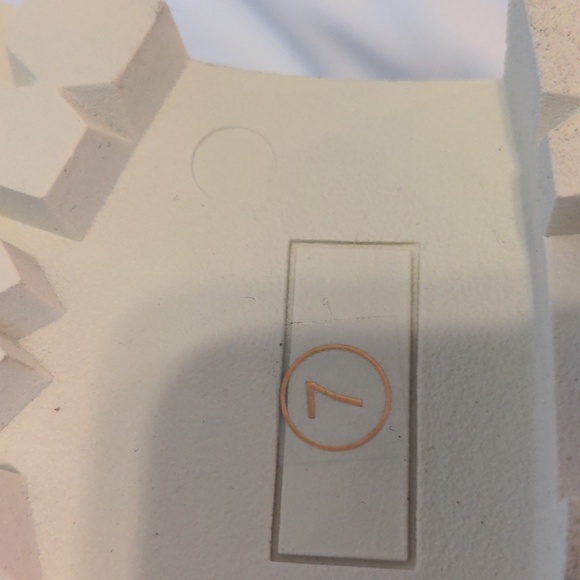 White Platform Clogs Mules Lug bottom slip on penny loafers size 7 - Picture 7 of 8